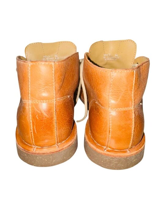 Cole Haan Glenn Cognac Leather Chukka Boots Amber Tan 8 Luxury Office City Money